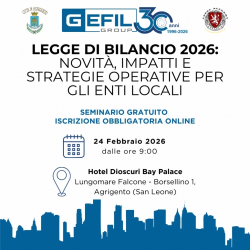 Convegno Agrigento 24 Febbraio 2026 :: GEFIL Group srl
