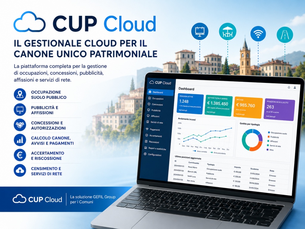 Piattaforma CUP Cloud di Gefil Group